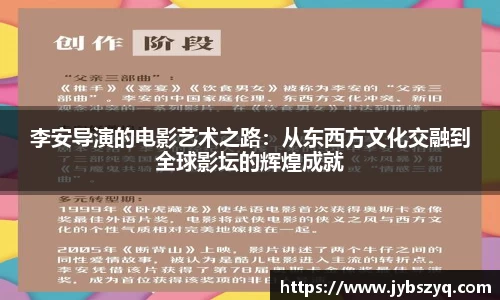 李安导演的电影艺术之路：从东西方文化交融到全球影坛的辉煌成就